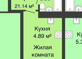 Продается квартира студия, 21.1 м2, Ростов-на-Дону, Ленинский район, проспект Сиверса, 8/1