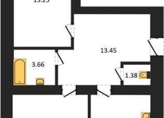 Продается 2-комнатная квартира, 72.1 м2, Воронеж, переулок Здоровья, 90Г/1к1