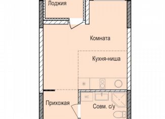 Продам квартиру студию, 24.9 м2, Удмуртия, жилой комплекс Норвежский Лес, 20