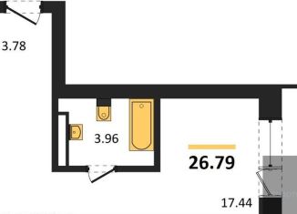 Квартира на продажу студия, 26.8 м2, Воронеж, Транспортная улица, 58