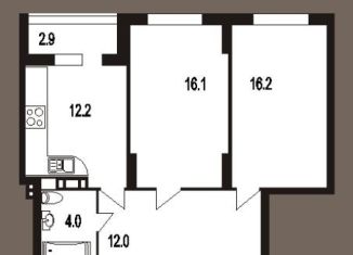 Продажа 2-комнатной квартиры, 63.4 м2, Саратов, Крайняя улица, 87А