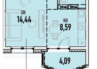 Продажа 1-комнатной квартиры, 38.7 м2, Иркутск, Октябрьский округ