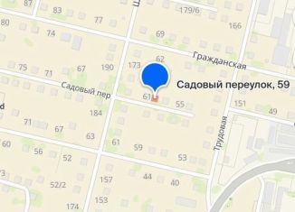 Продам земельный участок, 6.6 сот., Благовещенск, Садовый переулок, 59