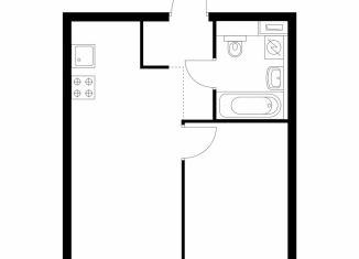 Продам 1-ком. квартиру, 32.6 м2, Москва, метро Бутырская, жилой комплекс Руставели 14, к2.5