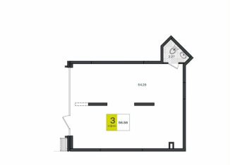 Продажа помещения свободного назначения, 56.56 м2, посёлок Берёзовый, улица имени Профессора Малигонова, 1