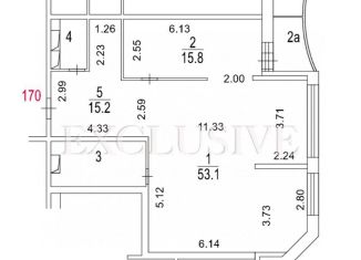 Продам трехкомнатную квартиру, 95 м2, Москва, проспект 60-летия Октября, 8, метро Академическая