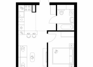 Продажа 1-комнатной квартиры, 34.6 м2, Москва, жилой комплекс Полар, 1.4, метро Медведково