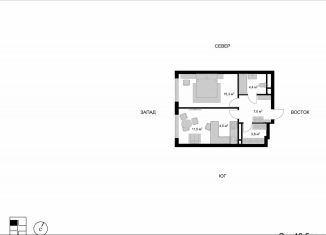 Продается 2-ком. квартира, 46.5 м2, Мытищи