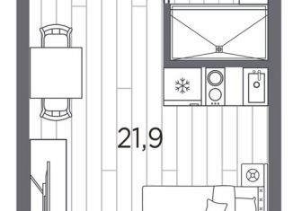 Квартира на продажу студия, 25.7 м2, Санкт-Петербург, проспект Стачек, 62Б, муниципальный округ Автово