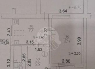 Продам двухкомнатную квартиру, 37.8 м2, Краснодар, 1-й проезд Стасова, 92, микрорайон Черемушки