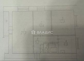 Продажа 3-комнатной квартиры, 60 м2, Красноярск, проспект имени Газеты Красноярский Рабочий, 165, Свердловский район