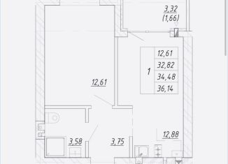 Продаю 1-ком. квартиру, 36 м2, Сочи, Морской переулок, 9/1, микрорайон Центральный