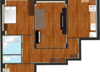 Продается 3-комнатная квартира, 87.2 м2, Воронеж, улица Историка Костомарова, 46/2, ЖК Донские просторы