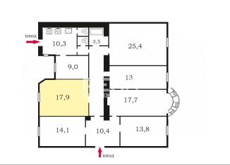 Комната на продажу, 18 м2, Санкт-Петербург, 12-я Красноармейская улица, 1, муниципальный округ Измайловское