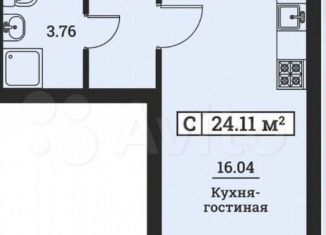 Квартира на продажу студия, 24 м2, Мурино, ЖК Урбанист, Екатерининская улица, 17