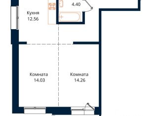 Продажа двухкомнатной квартиры, 62.8 м2, Иркутская область