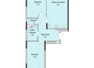 Продаю двухкомнатную квартиру, 59 м2, Ижевск, жилой район Культбаза