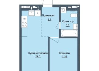 Продаю 1-комнатную квартиру, 39.5 м2, Ижевск, Северо-Западный жилой район