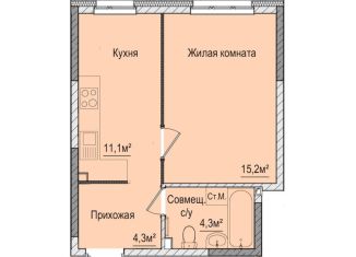 Продажа однокомнатной квартиры, 34.9 м2, Ижевск, жилой район Строитель