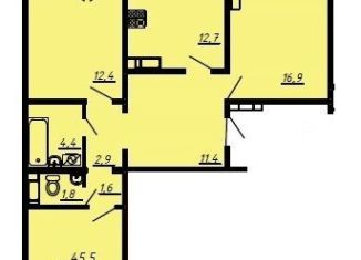 Продаю 3-ком. квартиру, 82 м2, Москва, улица Серова, 3, станция Панфиловская