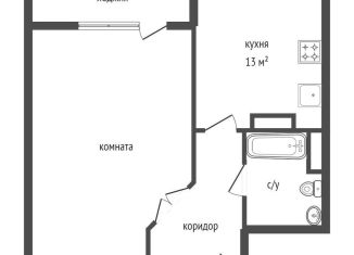 Продажа однокомнатной квартиры, 41 м2, Екатеринбург, Таёжная улица, 4, Таёжная улица
