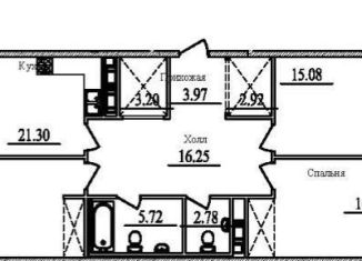 Продается 3-комнатная квартира, 110.5 м2, Санкт-Петербург, набережная Чёрной речки, 41Ф, метро Чёрная речка