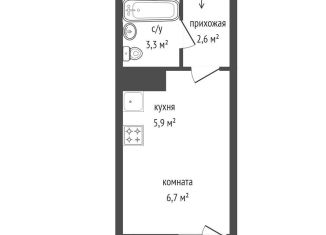 Продаю квартиру студию, 20 м2, Екатеринбург, Техническая улица, 144, Техническая улица