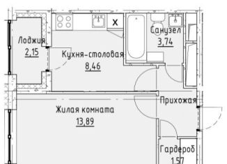 Продажа однокомнатной квартиры, 31 м2, Санкт-Петербург, Планерная улица, 89, ЖК Нью Тайм