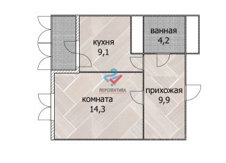 Продается 1-комнатная квартира, 39.2 м2, Уфа, улица Дмитрия Купцова, 4, жилой район Затон