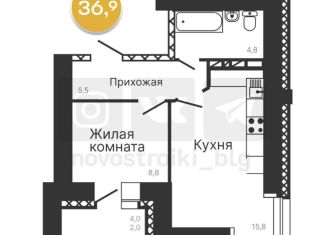 Продажа 1-ком. квартиры, 36.9 м2, Благовещенск