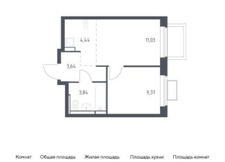 Продается 2-комнатная квартира, 32.3 м2, Московская область, жилой комплекс Новое Видное, 17