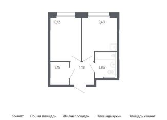 Продам однокомнатную квартиру, 30.8 м2, Тюмень, Ленинский округ