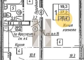 Продается 1-комнатная квартира, 38.2 м2, Воронеж, улица Шидловского, 28, Левобережный район
