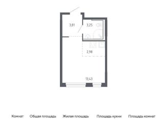 Квартира на продажу студия, 23.5 м2, Тюмень, Ленинский округ
