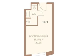 Продам 1-комнатную квартиру, 22.6 м2, Липецк