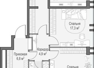 Продам трехкомнатную квартиру, 66.5 м2, Москва, метро Беговая