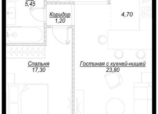 Продается 2-комнатная квартира, 56.7 м2, Москва, район Раменки, 1-й Сетуньский проезд, вл8