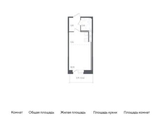 Квартира на продажу студия, 22.8 м2, Санкт-Петербург, жилой комплекс Новое Колпино, к32
