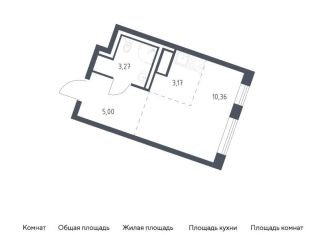 Квартира на продажу студия, 21.8 м2, Ленинградская область
