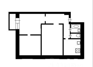 3-комнатная квартира в аренду, 52 м2, Москва, Профсоюзная улица, 116к1, метро Калужская