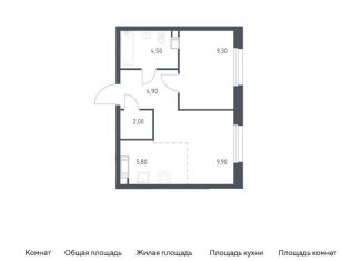 1-комнатная квартира на продажу, 36.4 м2, деревня Столбово, жилой комплекс Эко Бунино, к10-11