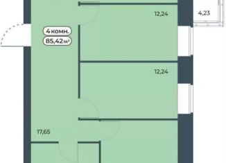 4-ком. квартира на продажу, 85.4 м2, Красноярский край