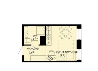Продажа квартиры студии, 20.5 м2, Санкт-Петербург, муниципальный округ Светлановское