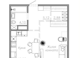 Продажа 1-комнатной квартиры, 43.6 м2, Хабаровск