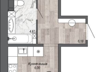 Продам двухкомнатную квартиру, 44.4 м2, Хабаровск, улица Лейтенанта Шмидта, 34