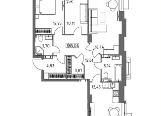3-комнатная квартира на продажу, 85 м2, Волгоград, Гомельская улица, 9, Ворошиловский район