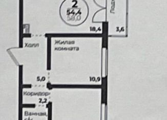 Продам 2-ком. квартиру, 58 м2, Челябинск, Комсомольский проспект, 145