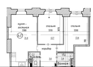 Продам 2-комнатную квартиру, 59.2 м2, Санкт-Петербург, набережная реки Карповки, 31к2, набережная реки Карповки