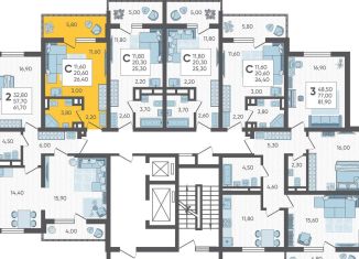 Квартира на продажу студия, 26.4 м2, село Раздольное