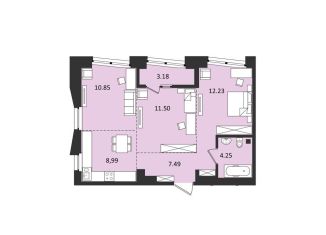 Продажа 3-комнатной квартиры, 58.5 м2, Хабаровск, Албанский переулок